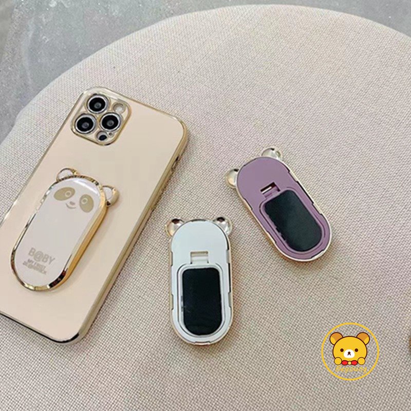 Giá Đỡ Điện Thoại Dạng Gập Hình Gấu Trúc Dễ Thương