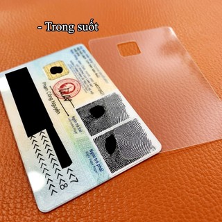 Miếng dán cường lực Nano 9H+ bảo vệ Căn cước công dân - CCCD gắn chip chống gãy vỡ, chống trầy xước, không để lại keo