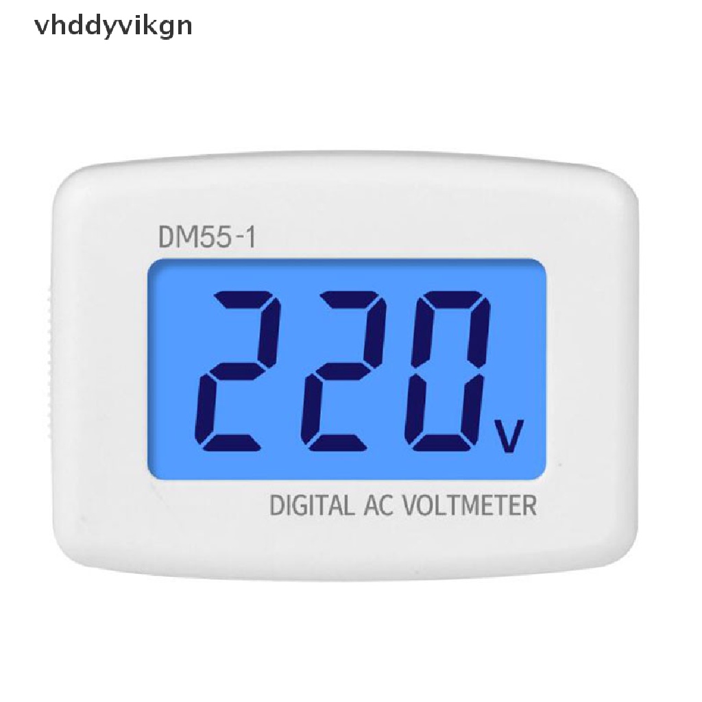 Vôn Kế Kỹ Thuật Số DM55-1 DM55-1 Có Màn Hình LCD VHDD AC 80-300V