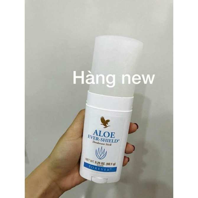 Sáp Khử Mùi 067Flp Lô Hội. Forever Aloe Ever-Shield. Ngăn Mùi Khó Chịu, Không Muối Nhôm, Dịu Nhẹ Không Thâm. 92.1g
