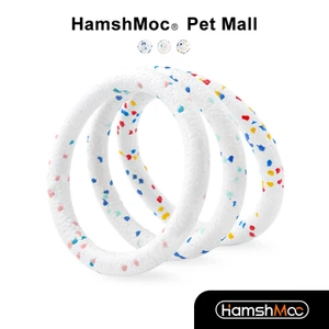 HamshMoc Tương Tác Thú Cưng Cao Su Đồ Chơi Chó Co Giãn Cao Nhai Đồ Chơi Hình Vòng Bền Phao Trên Nước Cho Kẻ Nhai hung hãn Chó Nhỏ Vừa Lớn