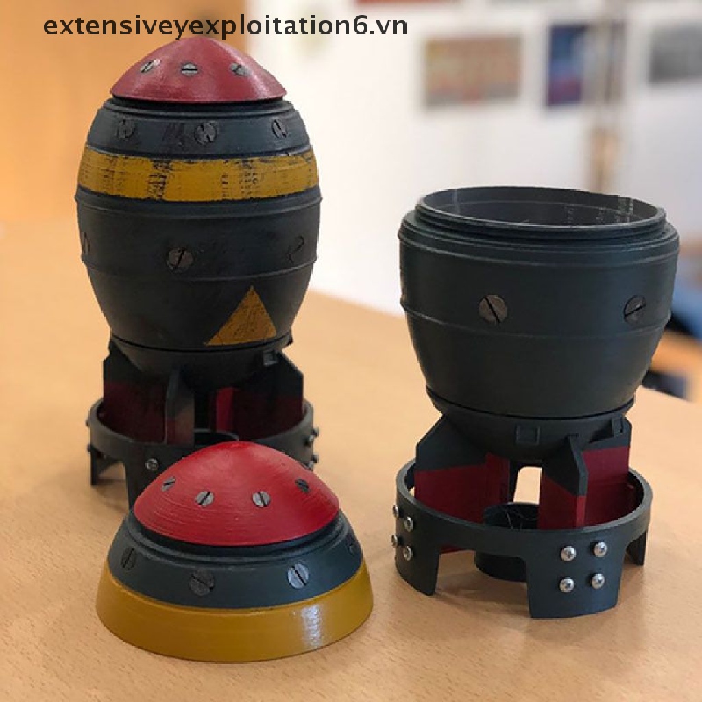 Hộp đựng Mini Nuke để bàn trang trí phong cách retro độc đáo | Shopee ...