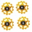 JUNYUE88US Vòng bi thép 11T 13T Bộ chuyển đổi trục Bánh xe đạp Vòng bi Derailleur phía sau Bộ ròng rọc kéo Bộ phận truyền con lăn Phụ kiện đi xe đạp Thép Carbon cuộn nóng