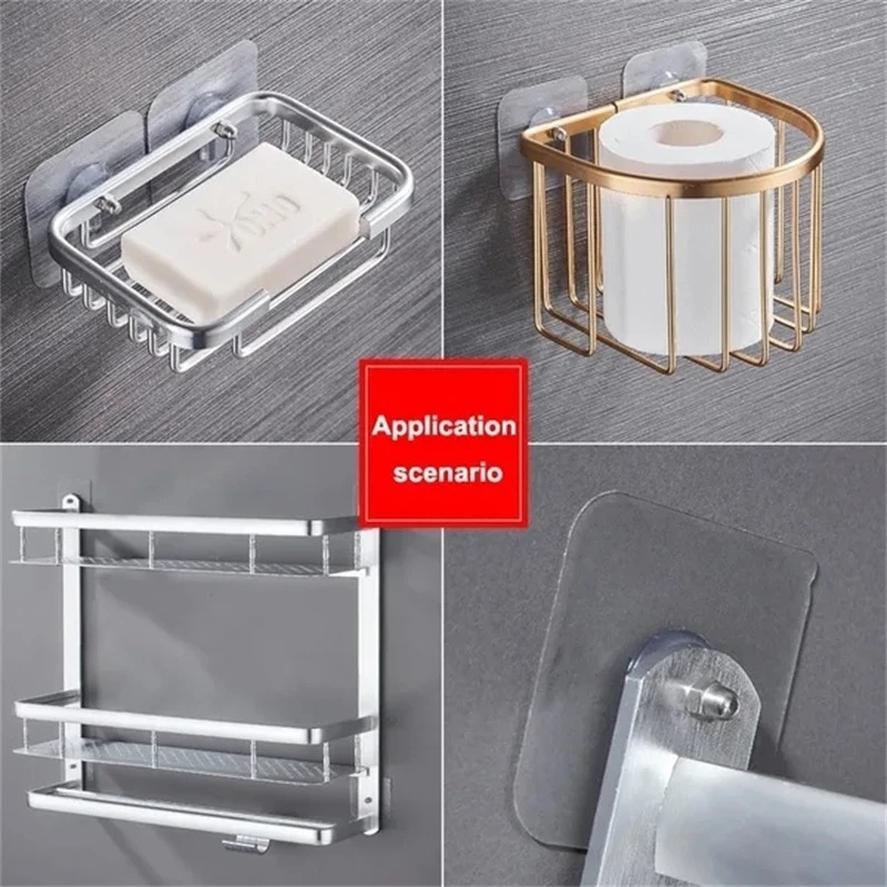 Set 10 Móc Treo Đồ Dán Tường Bằng PVC Không Cần Đục Lỗ Chắc Chắn