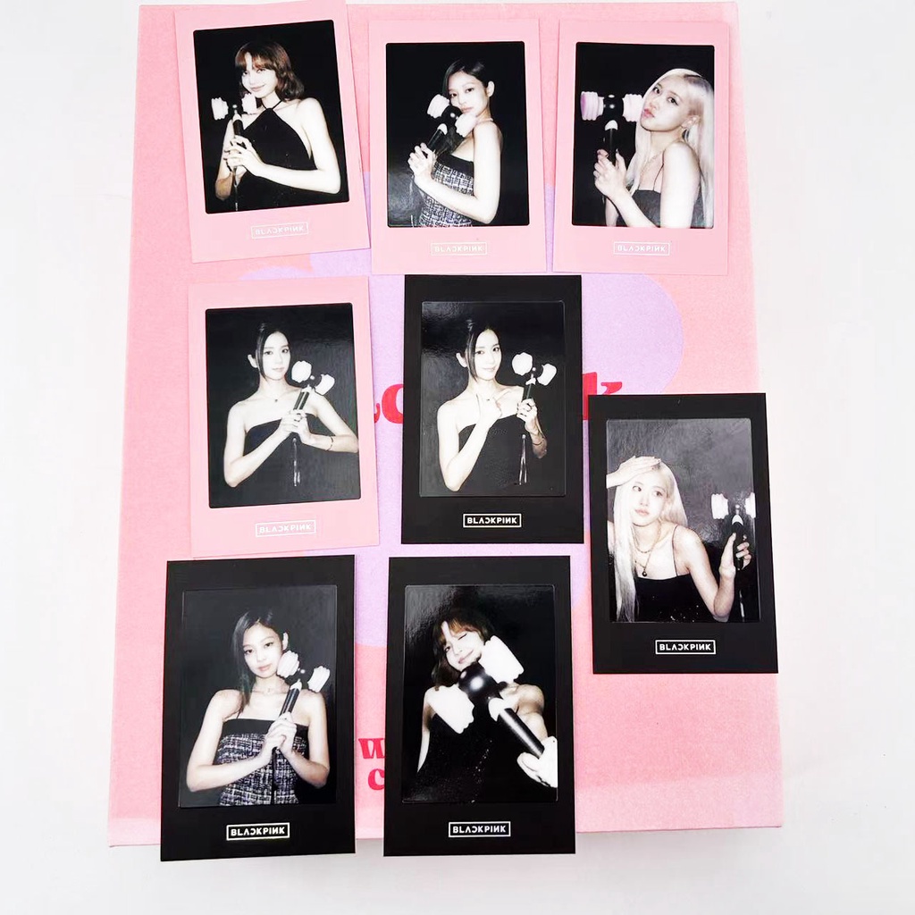 1 Máy Tính BP Búa Thành Viên Photocards JENNIE JISOO LISA ROSE Lomo ...