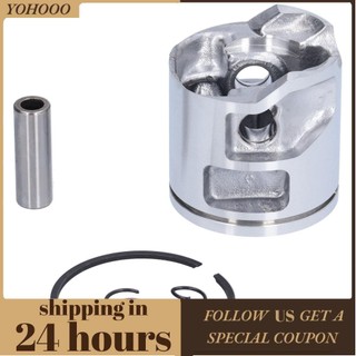 Yohooo Bộ pít-tông 46mm có chốt vòng tròn để thay thế cưa HUSQVARNA 555 560 562