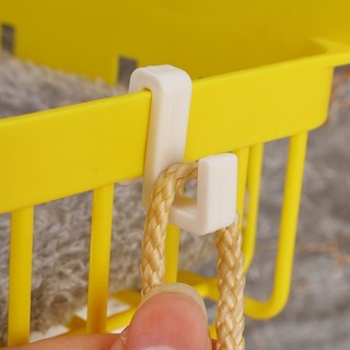Móc Mini Hình Chữ S - Móc Nhỏ Bằng Nhựa Di Động - Tủ Quần Áo Nhà Bếp Phòng Tắm Mặt Dây Chuyền Chìa Khóa Treo Móc Treo