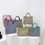 Túi đựng đồ ăn trưa BORAGETE thông thường dành cho nữ Canvas Satchel Tote