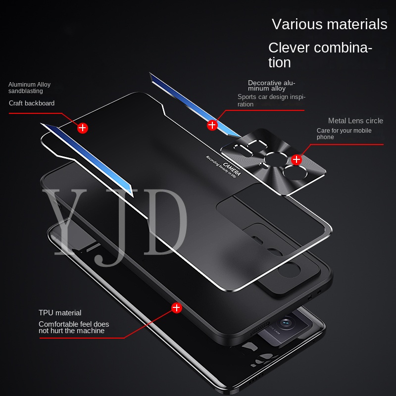 Ốp Điện Thoại Hợp Kim Nhôm Chống Sốc Cho Redmi K60 Pro K60E