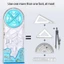 GETVOW Protractor Sáng Tạo Văn Phòng Phẩm Xoay Đa Năng Vật Dụng Văn Phòng Học Tập Dụng Cụ Đo