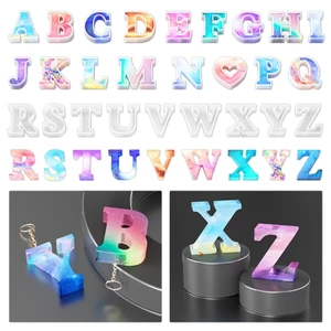 BTF Mặt Dây Chuyền Khuôn Móc Khóa Trang Sức Khuôn Chữ Cái Silicon Móc Khóa Khuôn Chất Liệu Silicon Mặt Dây Chuyền Tay Làm