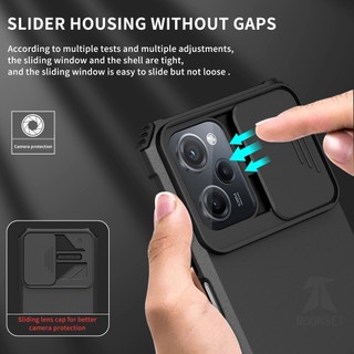 Ốp Điện Thoại Siêu Mỏng Chống Sốc Có Thanh Trượt Bảo Vệ Camera Cho POCO X5 Pro 5G