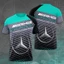PS1 F1 Mercedes AMG Huấn Luyện Áo Thun Thể Thao Thường Ngày Tee Mùa Hè Tay Ngắn Plus Size SP1