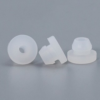 10.5mm-30mm Xám / Mờ Silicon Cao Su Snap-on Grommet Lỗ Cắm Mũ Cuối Dây Bung Cáp Bảo Vệ Bush