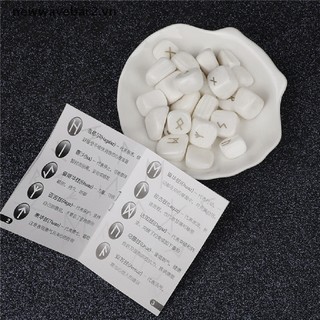[Mới] Đá Rune Đá Rune Có Túi Bảo Quản Witches Runes Set Đá Bói Toán Pha Lê Tự Nhiên Để Cân Bằng Thiền.