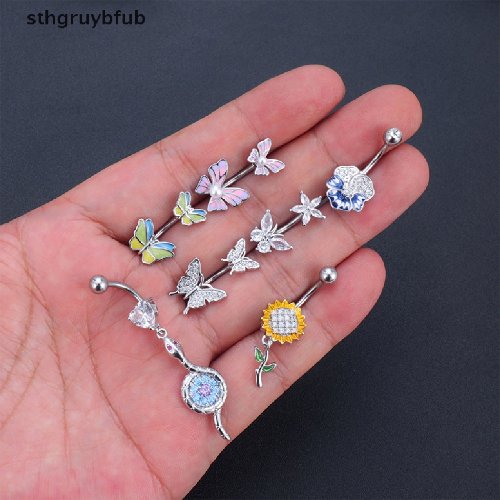 Rốn Đáng Yêu Xuyên Với Đá Dành Cho Nữ