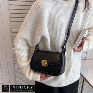 Túi xách nữ đeo chéo, đeo vai VINICHY, da đẹp, thời trang cao cấp size 22cm HA320