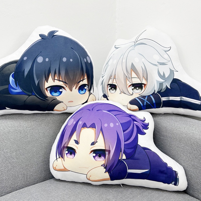 Gối Nhồi Bông Mềm Mại Hình Anime Blue Lock HT3 TH3 Trang Trí Nhà Cửa