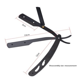 Dao cạo râu ALMA1 Cổ điển Thời trang cũ Gấp thủ công Dao cạo tóc bằng thép không gỉ