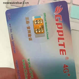 [Mới] GPPLTE 4G sim cho 6 7 8 Plus X XR XS Max 11 Pro Max 12 12 Pro Max cho ios14.8-ios15.