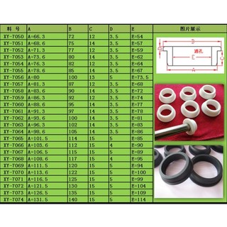 Hình Trụ Cao Su Silicon Bảo Vệ Cuộn Dây Cắm Lỗ Dây Cáp Bảo Vệ Ống Lót Vòng Chữ O Miếng Đệm Kín Màu Trắng