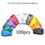 MỘT 100 Chiếc Cat5 CAT5E RJ45 Mũ Kết Nối Phích Cắm RJ45 Cáp Ethernet Strain