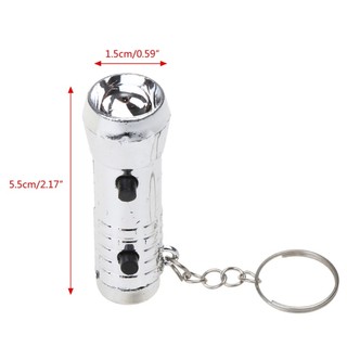 Zuoo Di Động 2 Trong 1 Mini LED Móc Khóa Đa Năng Đèn Pin LED Trắng Và Tia UV Tím Đèn Pin Móc Khóa Xe Cho Chìa Khóa