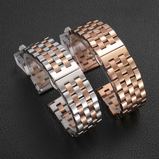 Dây Đeo Tay Bằng Thép Không Gỉ Hai Nút Khóa Cho Mido 20mm 22mm 24mm