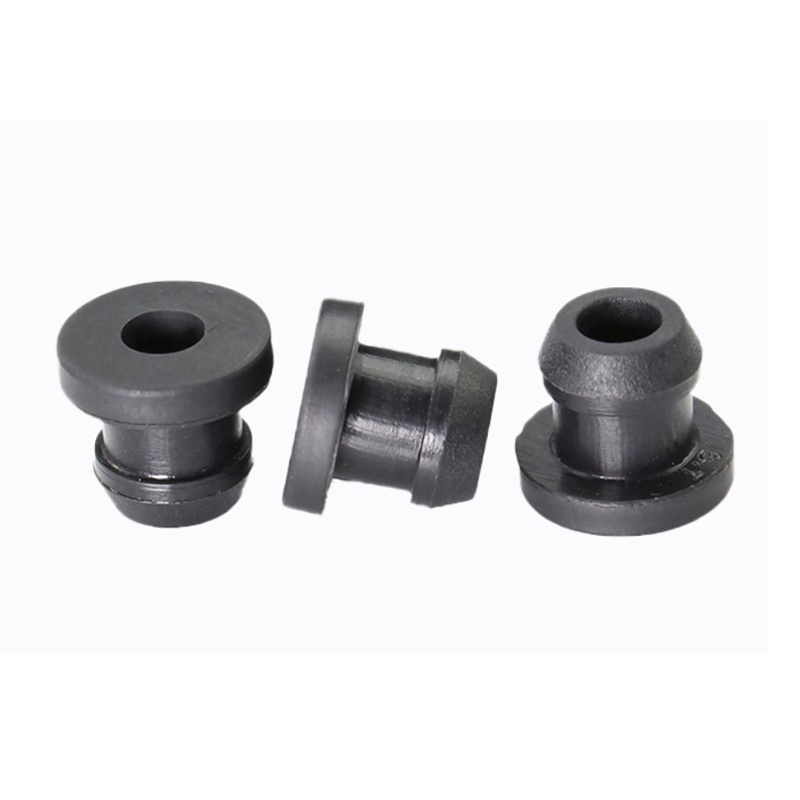 4.5mm-50.6mm Cao Su Silicon Snap-on Grommet Lỗ Cắm Mũ Cuối Dây Bung Cáp Bảo Vệ Bush Đen