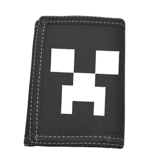 Ví Ngắn Đựng Thẻ Họa Tiết Hoạt Hình Minecraft Sáng Tạo Cho Học Sinh
