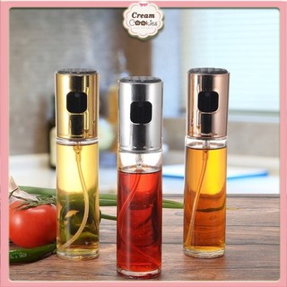 Bình Xịt Dầu Ăn Thủy Tinh, Chai Xịt Dầu Ăn Phun Sương Dùng Cho Nồi Chiên, Khuôn Bánh, Salad, Nướng 100ml