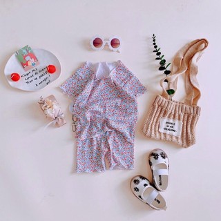 S31-Đồ bộ cộc tay Hoa bé gái siêu đáng yêu - Size 9-28Kg