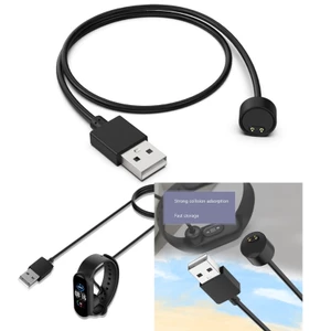 Niki USB Sạc Cáp Adapter Cho Miband 5 6 7 Dây Đeo Tay Vòng Tay M5 M6 M7 Vòng Tay USB Sạc Adapter Dây 55C