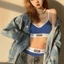 KLALIEN Bộ Bikini Hai Mảnh Kiểu Dáng Thể Thao Thời Trang Cho Nữ