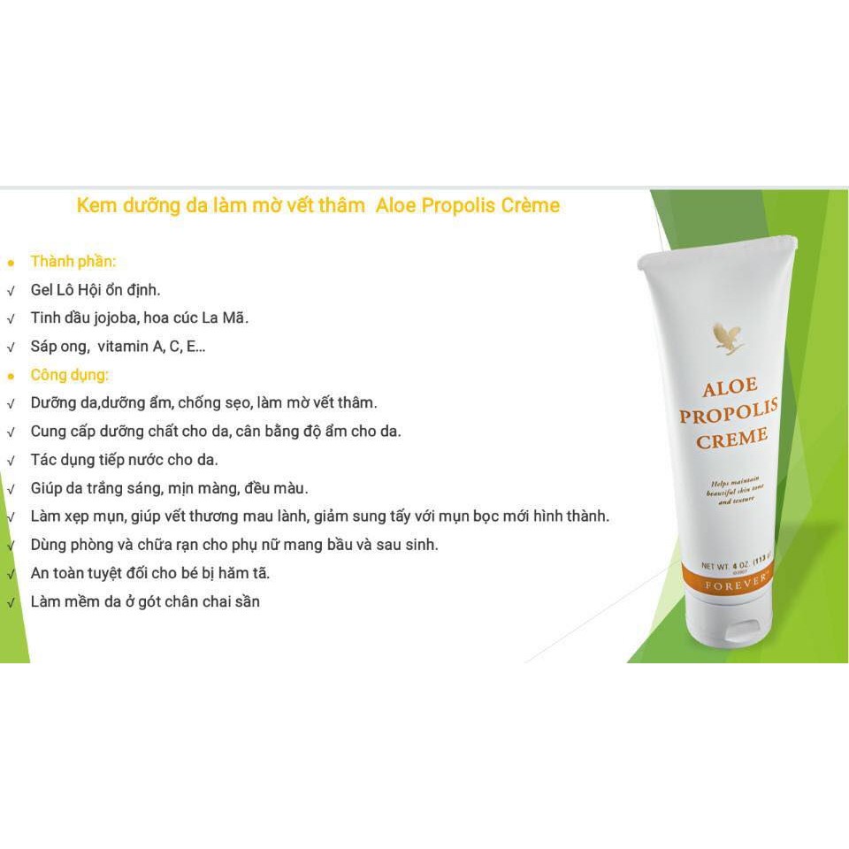 Kem Dưỡng Lô Hội 051FLP– Aloe Propolis Creme – Dưỡng Ẩm, Hỗ Trợ Giảm Mụn, Mờ Thâm – 113g 🌿✨