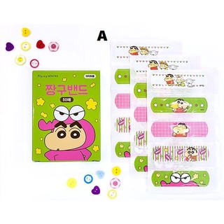Crayon Shin Chan Băng cá nhân dung tích lớn 50 miếng Shin Cậu Bé Bút Chì