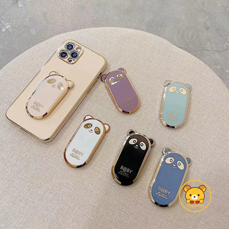 Giá Đỡ Điện Thoại Dạng Gập Hình Gấu Trúc Dễ Thương