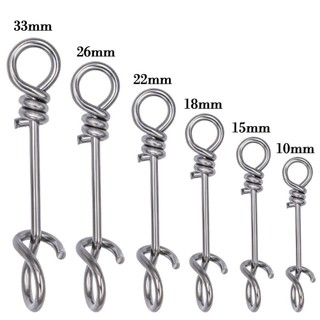 ITRUMPET 50 Cái Đầu nối câu cá bằng thép không gỉ Móc xoay nóng hữu ích