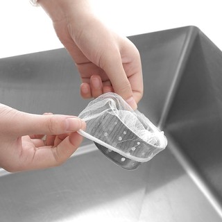 Combo 100 Túi Lọc Rác Bồn Rửa Bát – Túi Lưới Lọc Rác Chậu Rửa Chén, Bọc Đựng Rác Bồn Rửa Tiện Lợi