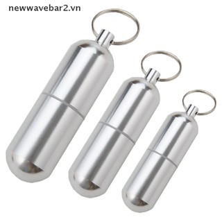 Hộp Đựng Tăm Xỉa Răng Bằng Nhôm Chống Nước Có Móc Khóa Tiện Dụng