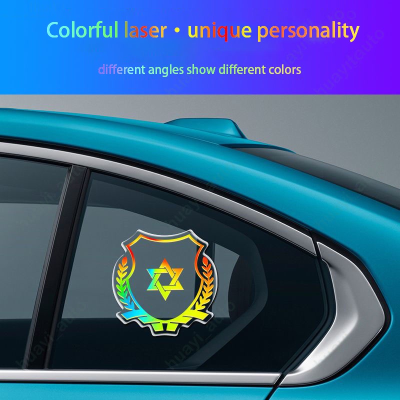 Miếng Dán Logo Màu Laser Trang Trí Thân Xe Hơi Vinfast Vf 8 Vf 9 Vf E34