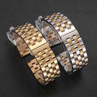 Dây Đeo Tay Bằng Thép Không Gỉ Hai Nút Khóa Cho Mido 20mm 22mm 24mm