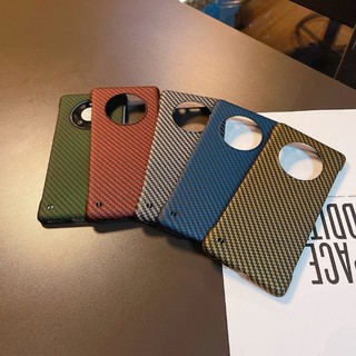 Ốp Điện Thoại Kết Cấu Sợi Carbon Mỏng Không Khung Cho Huawei Nova 10 Pro 9 P50 P40 P30 Mate 50 40 30 Vỏ Nhựa Cứng K01