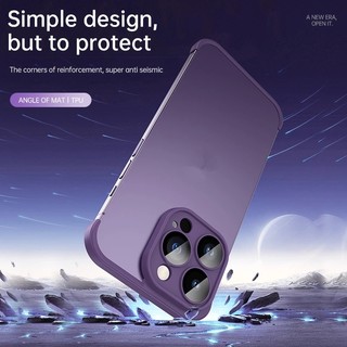 [Jlk] Ốp điện thoại bảo vệ góc cạnh cho iPhone 16 ProMax 15 14 13 Plus 12 Pro Max Vỏ bảo vệ ống kính silicon mềm