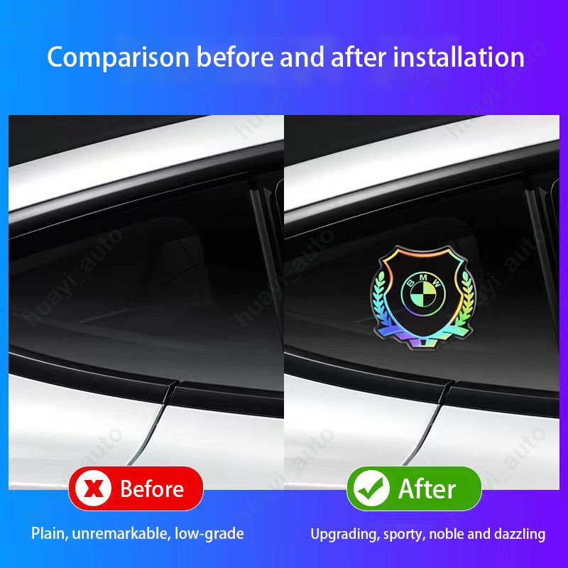 Miếng Dán Logo Màu Laser Trang Trí Thân Xe Hơi Vinfast Vf 8 Vf 9 Vf E34