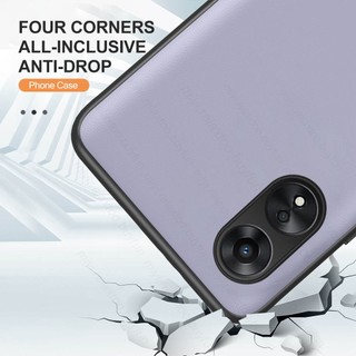 Ốp Điện Thoại Da Viền TPU Dẻo Sang Trọng Chống Sốc Cho Oppo Reno 8T 5G Reno8 T 8T 8 T 8Z 8 Pro Plus + 8Pro Reno8 Reno8T 5G