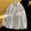 < Size Lớn > Áo Sơ Mi Ren Retro Nam Tay Dài Thu Đông Rời Size Lớn Áo Sơ Mi Top