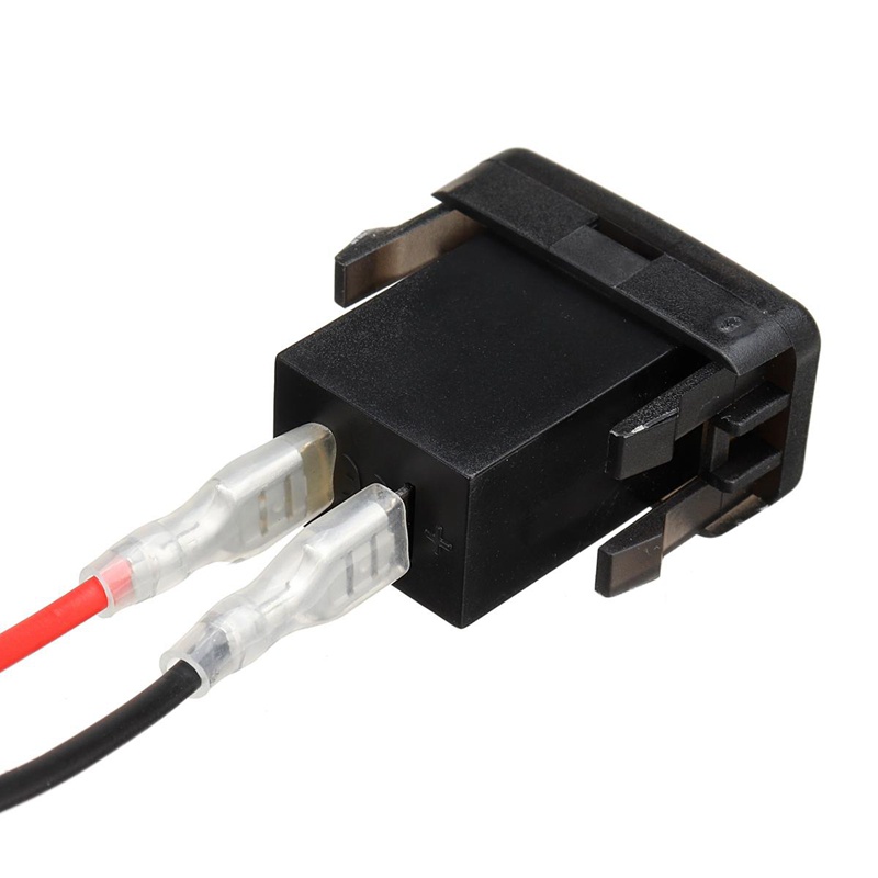 Xe Type-C + PD QC3.0 Sạc Dual USB Adapter Bảng Điều Khiển Ổ Cắm Vôn Kế Cho Landcruiser Prado FJ Cruiser Hiace RAV4