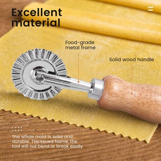 Máy cắt bánh ngọt - Bánh xe cắt mì ống - Máy cắt bánh xe Ravioli Crimper Máy cắt bột bánh xe cho phụ kiện bánh mì ống nhà bếp