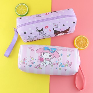 YT4 Sanrio Kuromi mymelody Cinnamoroll Vỏ bút chì hoạt hình dễ thương dung lượng lớn bút sinh viên lưu trữ hộp văn phòng phẩm
